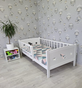 Кровать MALIKA Space Star 160х80 белый Кровать MALIKA Space Star 160х80 белый